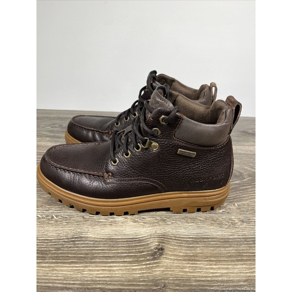 Rockport Works Weather Work Alloy Toe Mens Boots Leather Oxfords RK6710 NIB SZ 7 - Picture 3 of 9